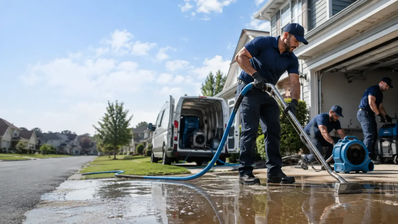 Flood Damage Restoration in Chesterville, OH